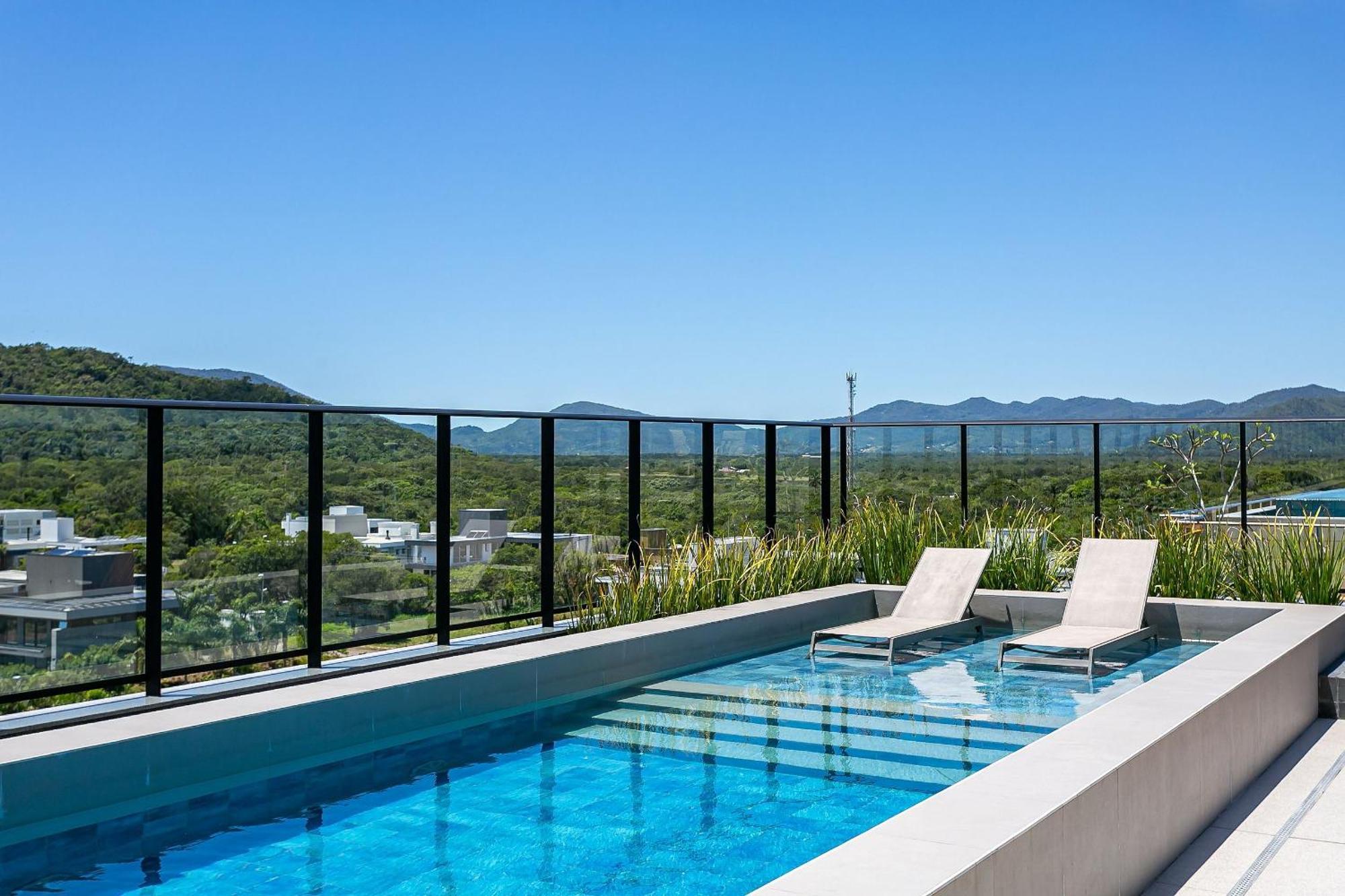 Wi-Fi 300Mb | Rooftop Com Piscina Em Jurere #Ja15 Florianópolis المظهر الخارجي الصورة